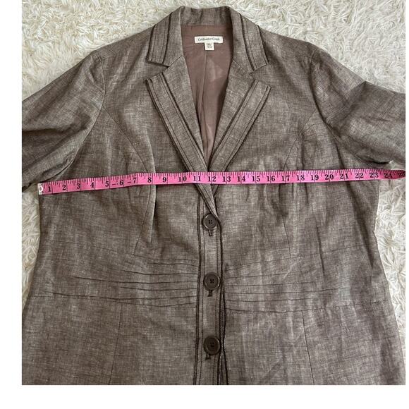 Talbots Women's Size 22W Light Blue Floral Skirt #0240 - Picture 12 of 15